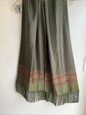 Dion Silk Men’s Scarf with Wool Underside Canada Made 🇨🇦 70 X 12”